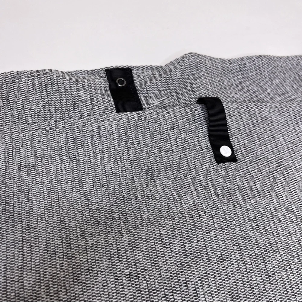 Lululemon Vinyasa‎ Scarf Mini Check Pique White Heathered Black